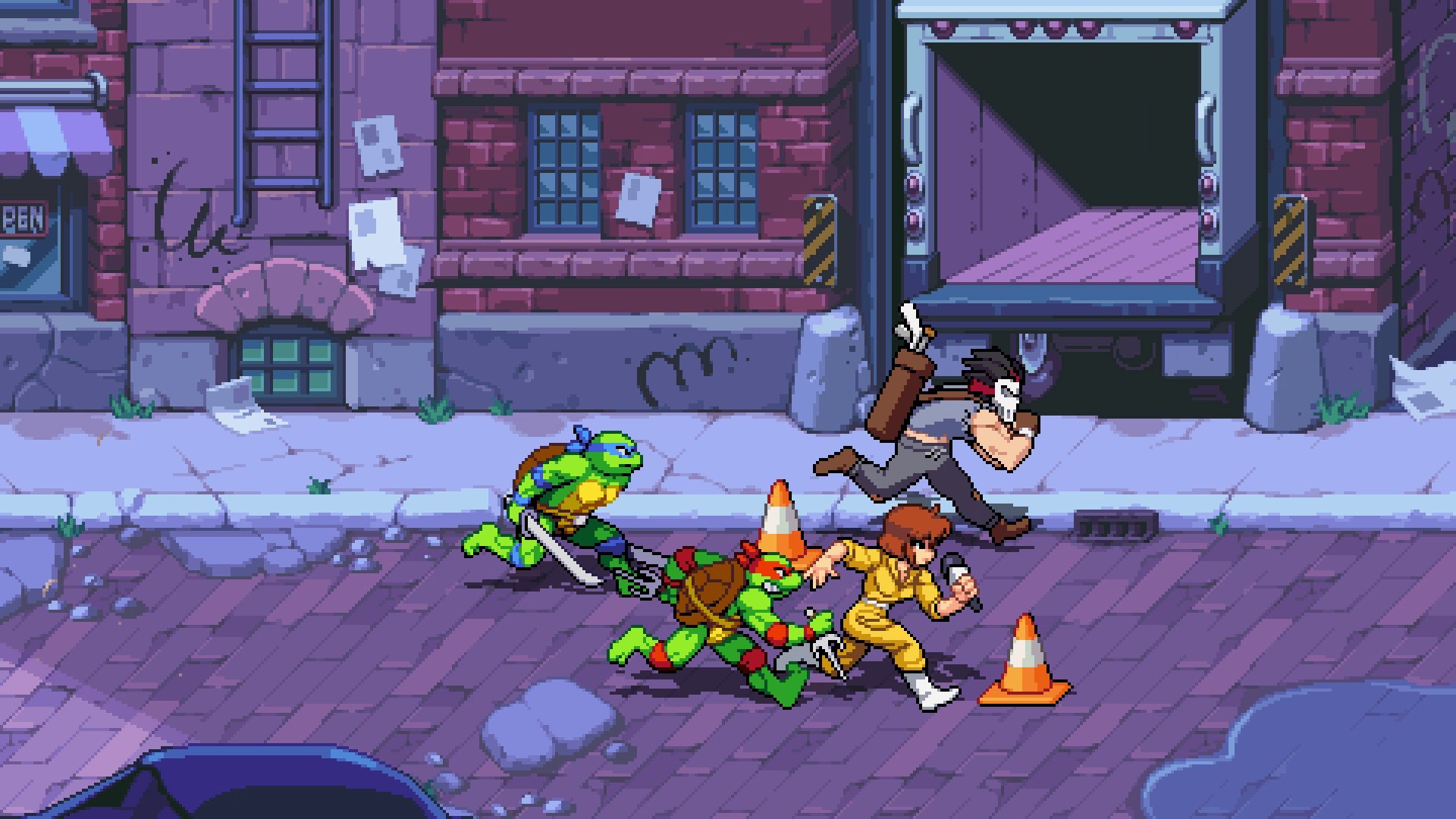 imagem do jogo Teenage Mutant Ninja Turtles Shredders Revenge 2